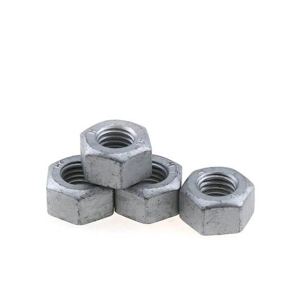 DIN 934 Hot Dipped Galvanized Hex Nut Carbon Steel M8 M10 For Rough Surfaces