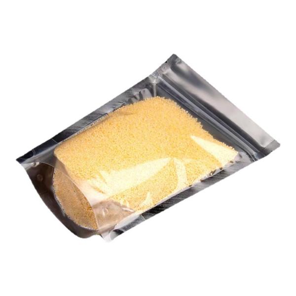 Transparent Food Packaging PE Plastic Stand Up Pouch with Aseptic Logo