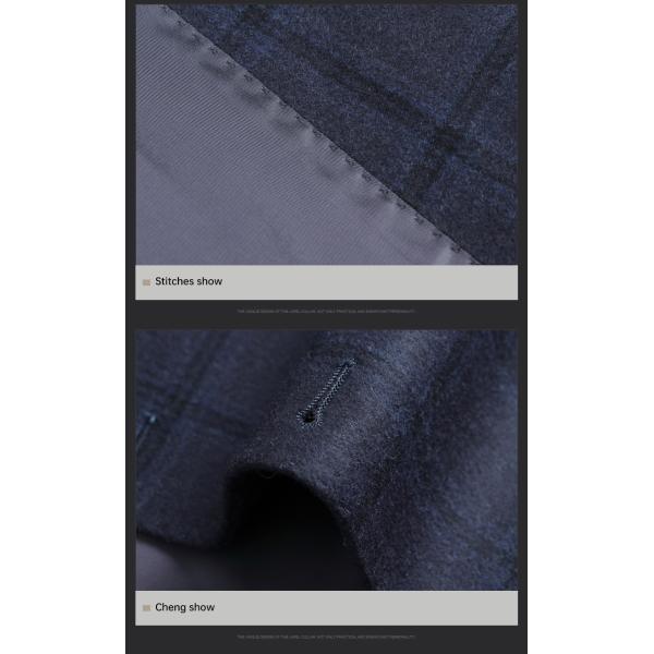 Men's Nonwoven Office Wear Customized Logo Slim Fit Black Wedding Suit Blazer Jacket
