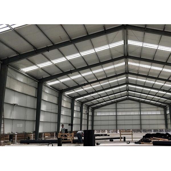 H Section Frame Large Span Prefab Steel Warehouse Building