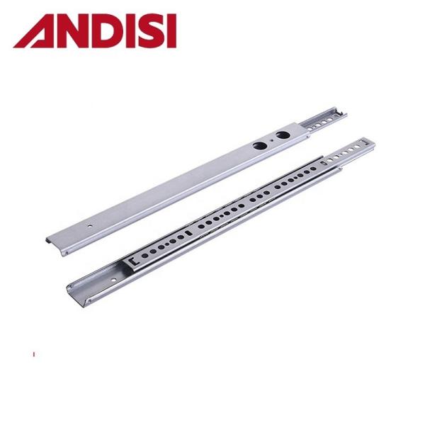 15kg Loading Capacity 27mm Two Way Steel Telescopic Drawer Runner for Table Drawer