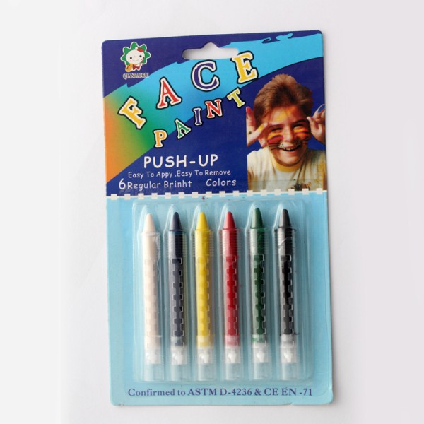 fashion safe face watercolor 6color wholesale non toxic face paint