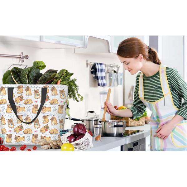 New Fashion Canvas Beach Bag Women'S Shoulder Bag Simple Tote Bag Large Capacity Shoulder Handbag Purchase