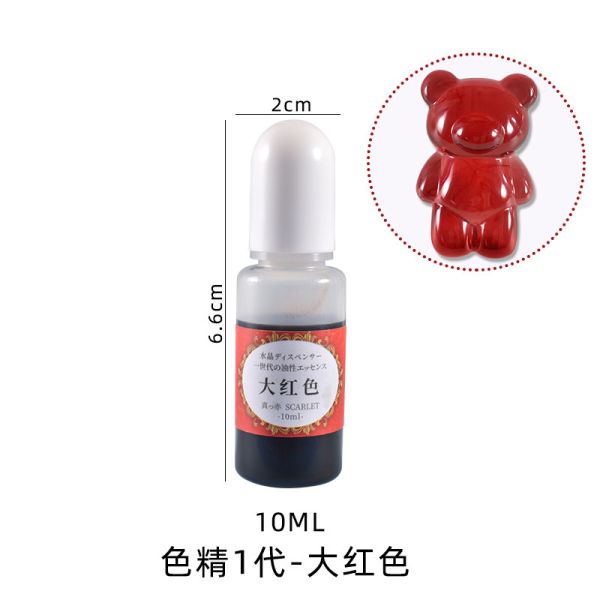 DIY crystal dropper pigment ink transparent colorant UV resin adhesive paste material