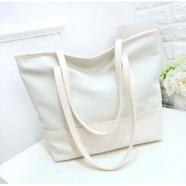 Custom Made Odm Pu Leather Handbags Polyester Lining Women For Tablet