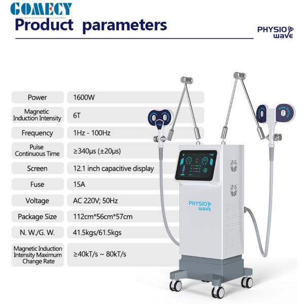 2025 Nouveaux arrivants Équipements de physiothérapie soulager la douleur soulager les douleurs musculaires Machine de physiothérapie magnétique