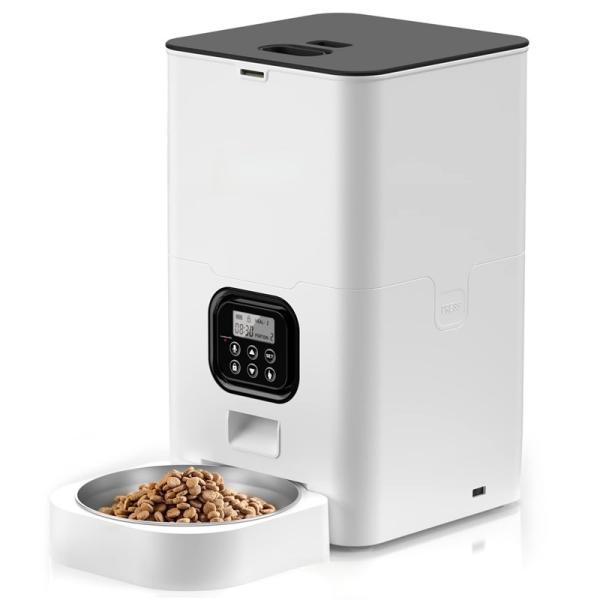 105 Fl Oz 3L alimentadores automáticos recargables para mascotas libres de BPA con bloqueo de seguridad para niños