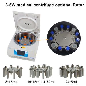 3-5W Blood Bank Centrifuges PRP Separation Clinical Centrifuge Machine Swing Rotor