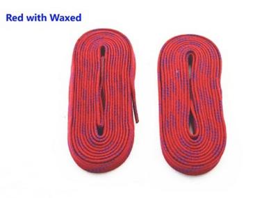 96 Inches Red Ice Hockey Laces Tight Moulded Tips Non Slip For Skate Shoes