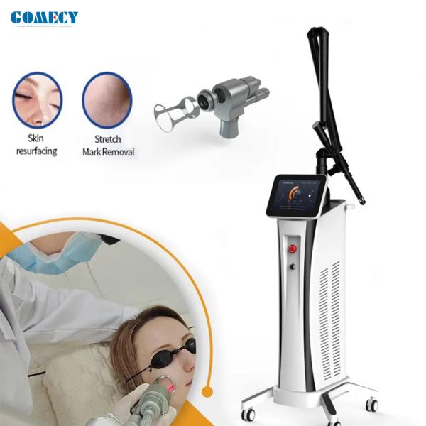 Tratamento de pele por laser fracionário Remover estrias cicatrizes Marcas de alongamento CO2 Máquina de aperto de vagem por laser fracionário
