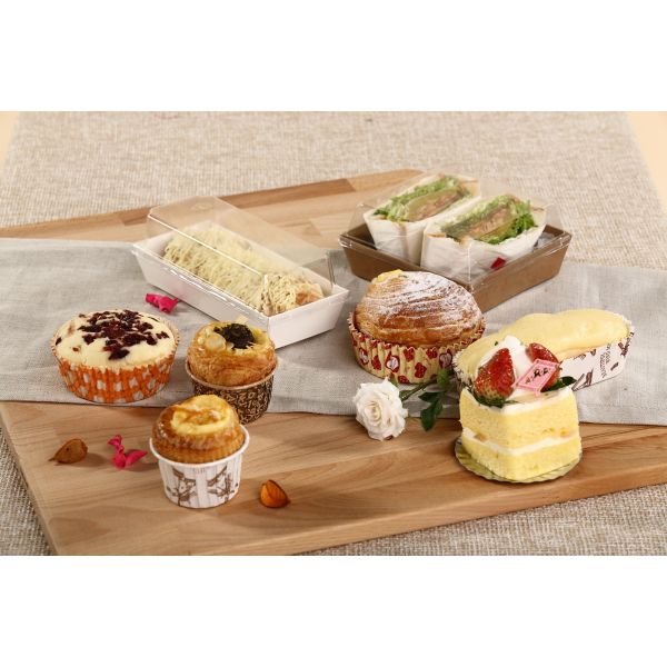 62 X 40mm Muffin Cup Multi Colors Food Safe PET Coating