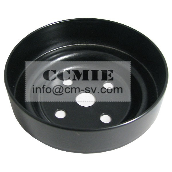 Power Transmission Electric Motor Pulley , Cummnis Engine Assembly Round Belt Pulleys