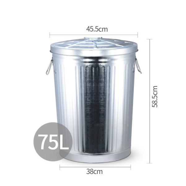 Large Super Large Outdoor Property Industry with Lid Litter Box Sanitation Outdoor Trash Can