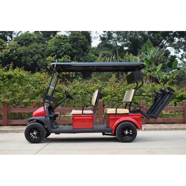 4 Seater Electric Golf Car with Specific Storage Basket