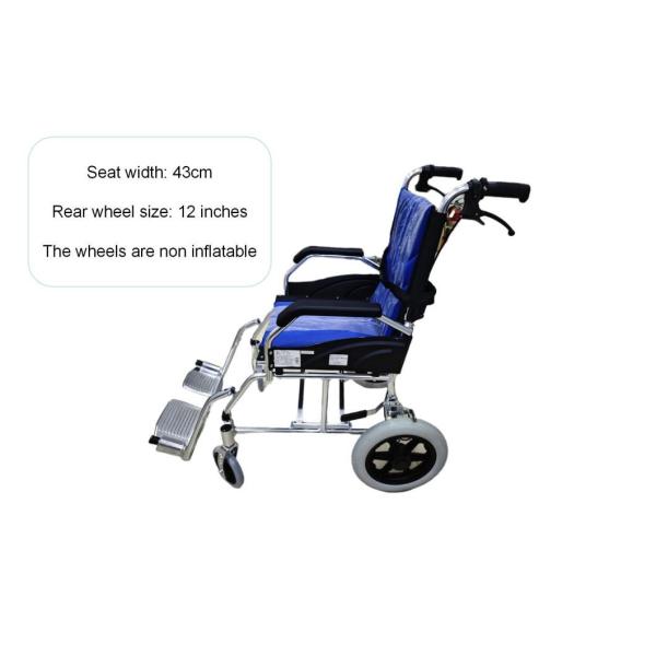 Convenient and Portable Folding Medical Wheelchair for The Disabled Load Capacity 120kg