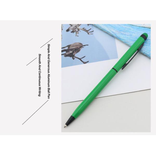 Colorful Metal Ballpoint Pen Touch Screen Twist Stylus Ball Pen For Office Business
