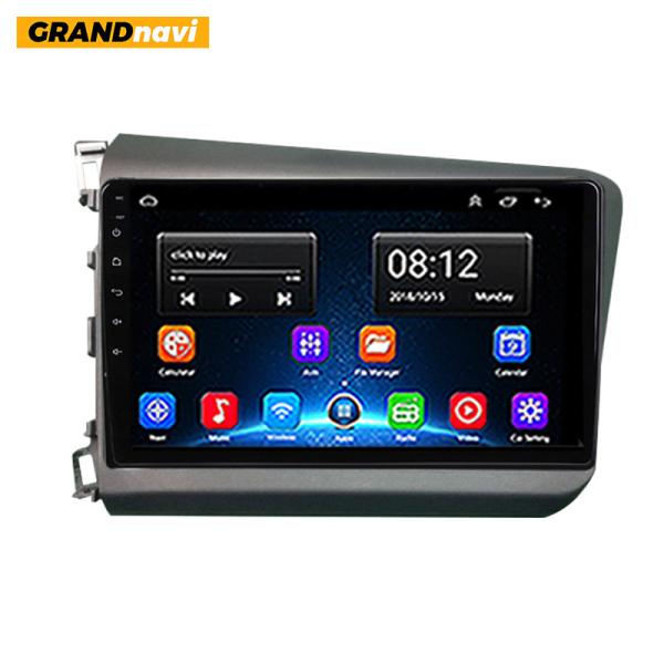 2 Din Android 12 Car Radio GPS 4G Carplay Auto Stereo For Honda Civic 2012 - 2015