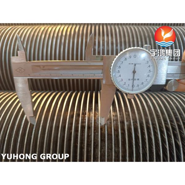 ASTM A335 P22 Solid Fin Tube With 11-13Cr Fin Material Used In Furnace And Boiler