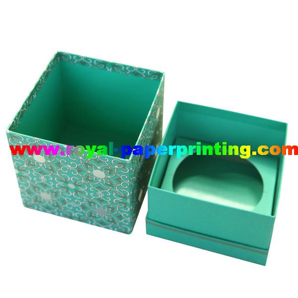 colorful lid and base cosmetic / jewelry paper gift box printing