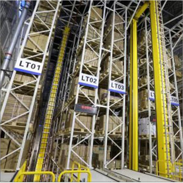 Roboticized Industrial Warehouse Racking Systems Heavy Duty ASRS System