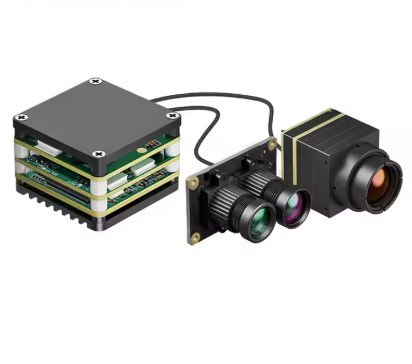 Al VisionCube DT Racing FPV AI Locking Tracking System Drone Thermal Dual Cameras Target Lock Guidance Module Kit