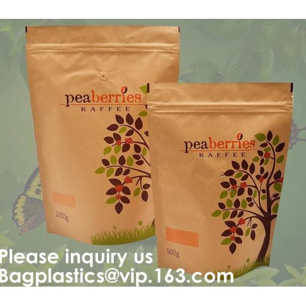 ULTRA CLEAR STAND UP POUCH WITH ZIPPER & EURO SLOT MEASURING SCOOP SEALERS VACUUM POUCHES MAILER BAGS CUSTOM & PRINTED