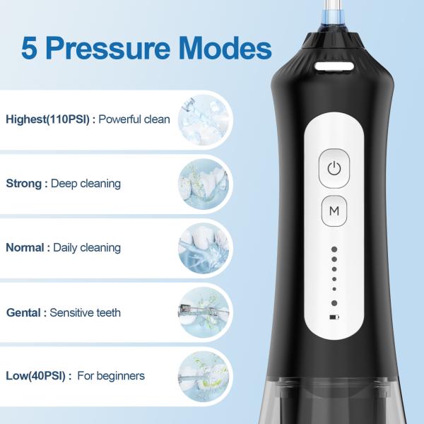 300ML Implant Dental Water Flosser Household Teeth Cleaner Travel Dental Irrigator
