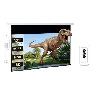 16:9 Drop Down Screen 150 Inch 200 Inch 300 Inch Motorized Projector Screens
