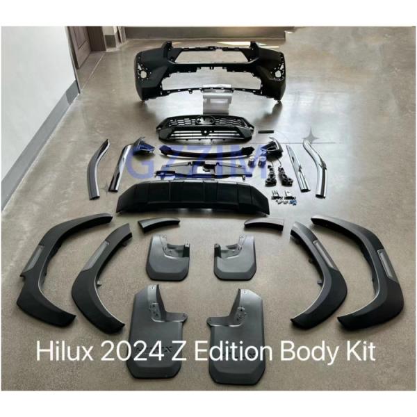 Front Bumper Grilles Fender Flares Bodykit For Hilux 2024 Edition Upgrade Kit