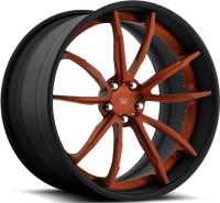 Para Nissan que as bordas GTR do preço 22 do melhor 5x114.3 anotam preto feitas à máquina personalizou 2 partes forjadas as rodas da liga