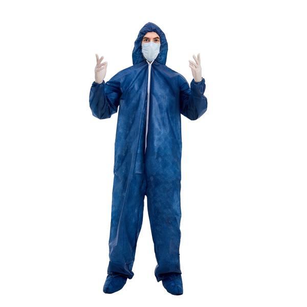 Pharma PPE Coveralls Medical , Disposable Clean Room Suits Class II