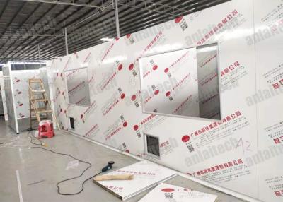 6000mm Length ISO Modular Cleanroom , 3843m3/H Portable Clean Booth