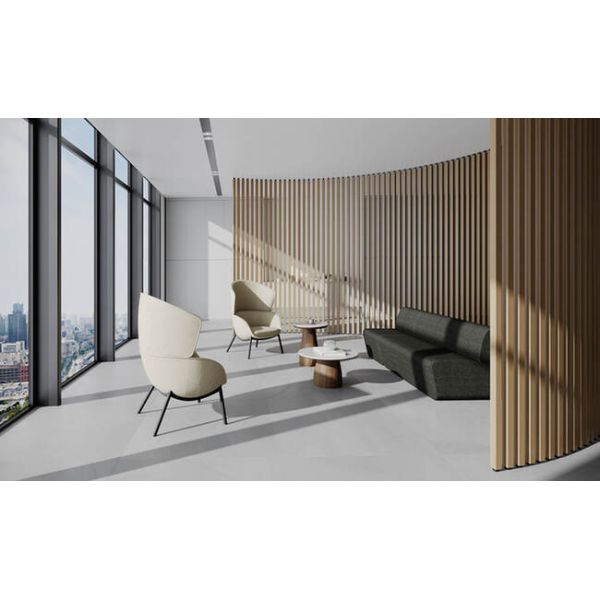 Modern Fabric Armless 2 Seater Sofa Solid Wood Frame For Office Hotel 1550 * 815 * 750mm