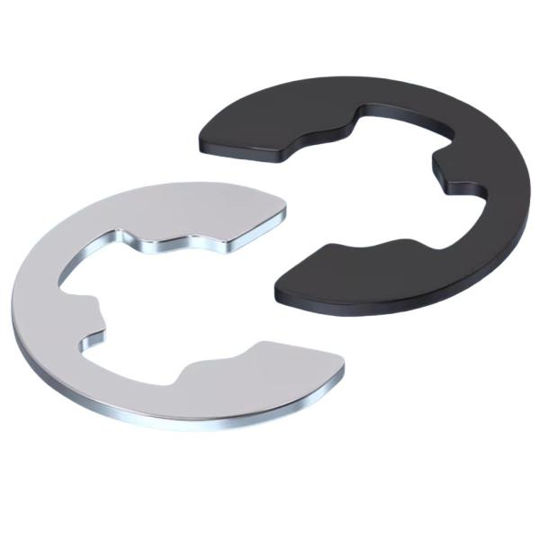 Split Style Stainless Steel E-Type Circlip Retaining Ring for Mining Equipment Maintenance Services M1.5-M10 Heavy Duty