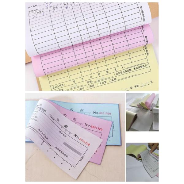 50gsm 60gsm 8.5 Papel autocopiativo blanco, rosa y de color de 60 g/m², 70 g/m², 80 g/m², 8,5