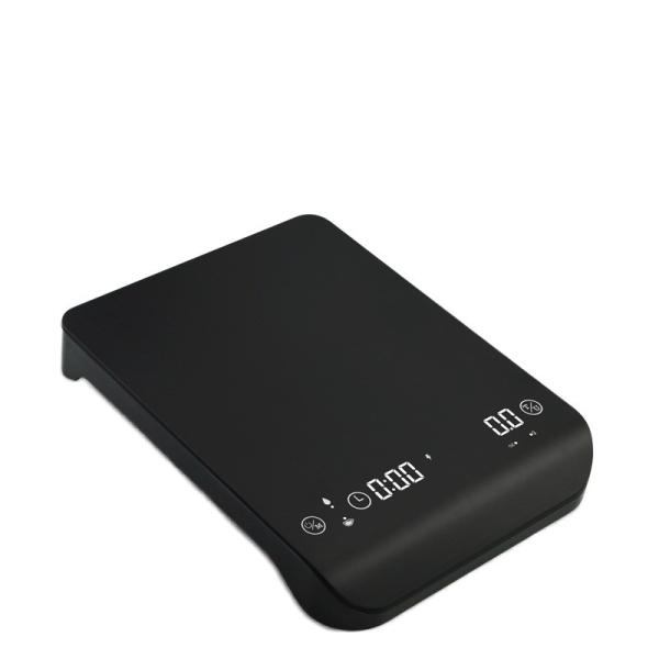 Timer and Silicone Base BAMBOO Rechargeable Digital Scale for Coffee 3kg/0.1g Accuracy