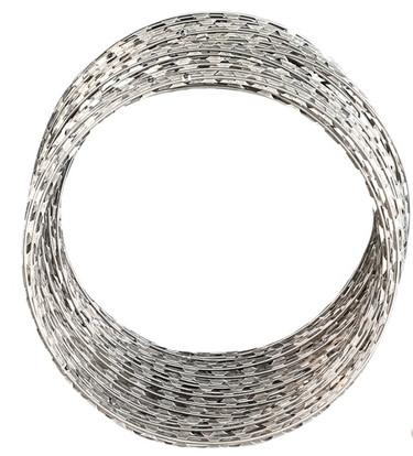 Cercas de alambre de púas chinas anti robo alambre de púas anti escalada alambre de púas de acero inoxidable de afeitar alambre de púas malla