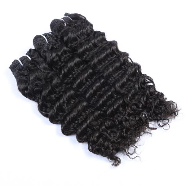 8~36 8A Grade Unprocessed Brazilian Deep Wave Hair Weave Brazilian Human Hair