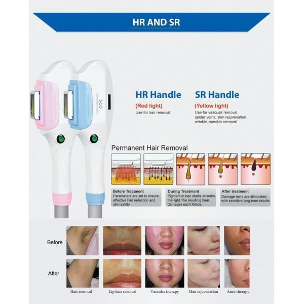 360 Magnetic SHR IPL FDA Approved Professional Laser Hair Removal Machines