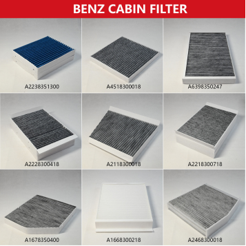 Автозапчасти фильтр переменного тока A1668300318 Ремонт Углеродный воздушный фильтр, используемый для Mercedes Benz