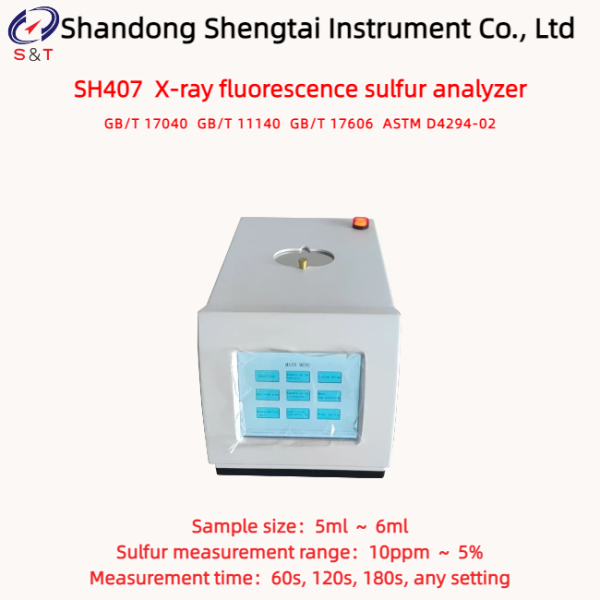 X-Ray Fluorescence Sulfur Analyzer 10ppm ~ 5% Sample 5ml ~ 6ml ASTM D4294-02
