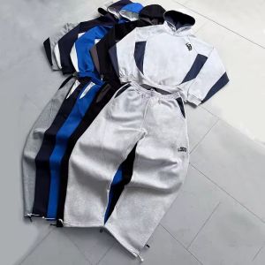 Suite de piste personnalisée 100% coton à sweats à sweats à sweats à sweat lourds surdimensionnés et à sweat à capuche