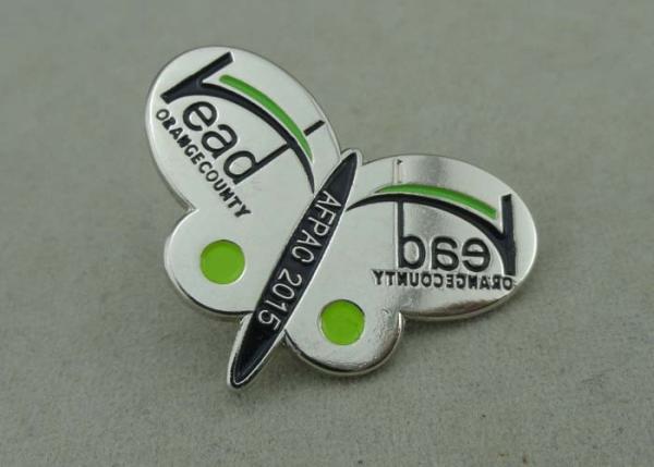 Brass Die Struck Hard Enamel Pin Stamping Nickel Pin With Brooch