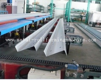 Hydraul Automatic Z Purlin Roll Forming Machine , Roof Panel Roll Forming Machine