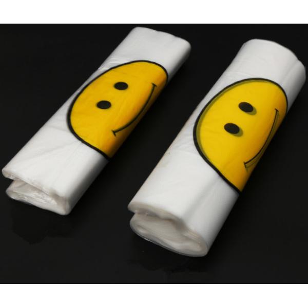 10 - 25MIC sacos biodegradáveis da camisa da espessura T com logotipo personalizado