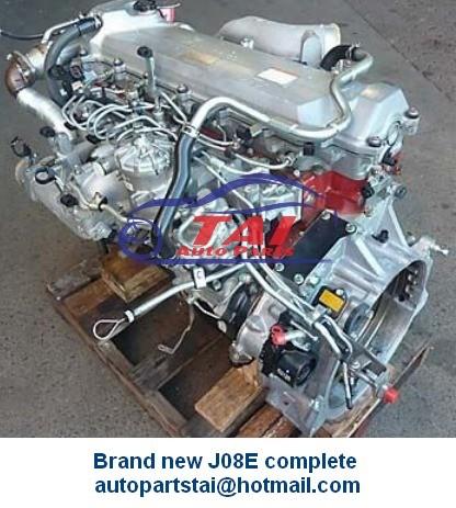 ISO9001/TS16949 Certified Japan Truck Engine Used J08E Diesel Engine for Hino Truck