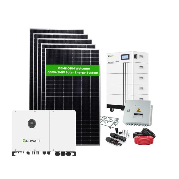Photovoltaic 50KW on Grid Complete Solar System Commercial Grid Tired Solar System Kit 50Kva Solar Energy System