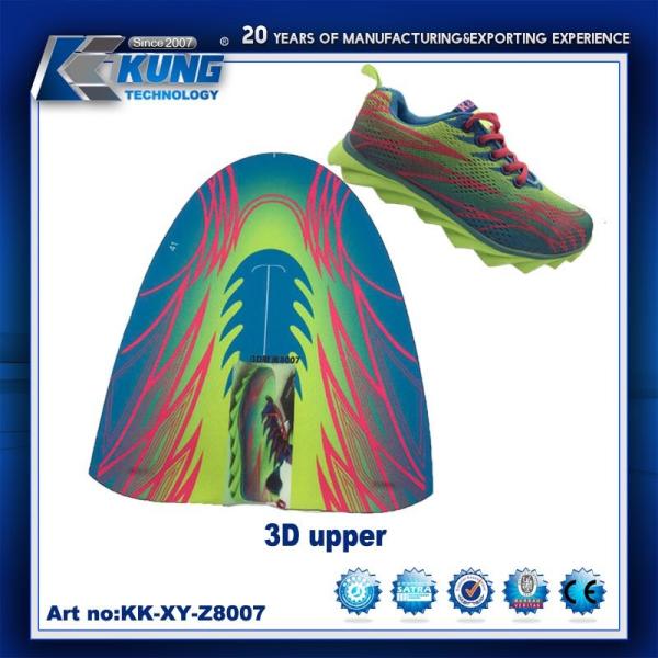 A parte superior de sapatas impermeável do esporte 3D, esporte dos homens calça a parte superior respirável
