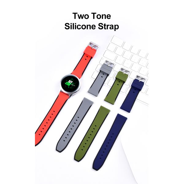 Dual-Color Deployment Buckle Silicone Strap · Customizable Colors And Logo | OEM/ODM - China Wholesaler SHX