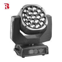 DMX LED Moving Head ZOOM And Rotation 19pcs 15W 4 em 1 Beeye Stage Light